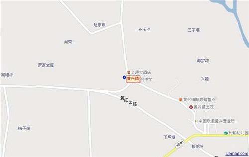 长沙市长沙县黄兴镇地图