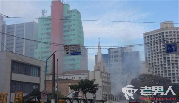 >巴西圣保罗废弃公寓楼失火 至少1人死亡45人失踪