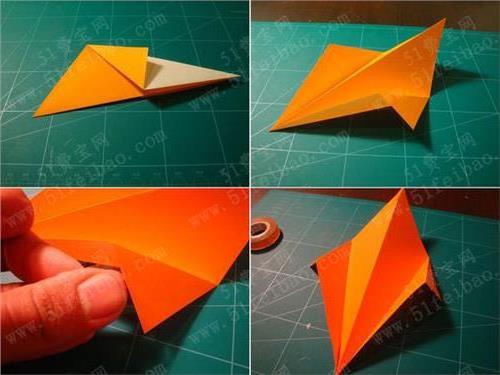自己做风筝:可以飞的折纸风筝的做法