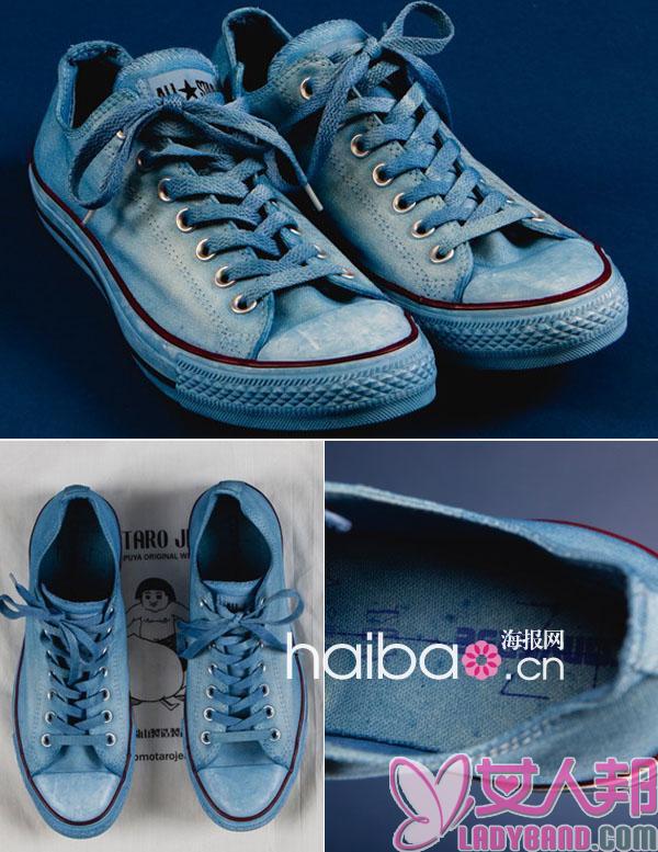 >匡威 (Converse) 与荷兰知名丹宁精品店Tenue de Nimes联名推出Tenue de Nimes × Converse 2011 All Star Chuck Taylor帆布鞋