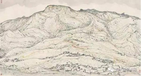 >黄宾虹山水画欣赏 关山月和他的时代——二十世纪山水画研究展作品欣赏