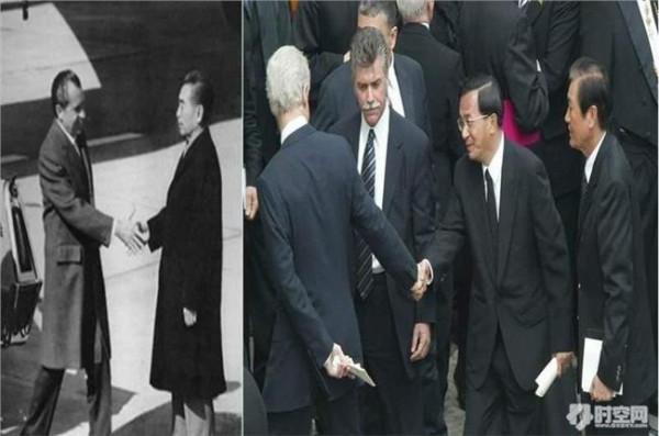 >陈水扁克林顿 图片:看看陈水扁的搞笑照片 与劳拉还有克林顿的握手