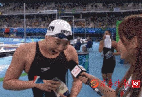 里约中国游泳选手傅园慧段子手上线 笑料十足 傅园慧以往游泳成绩