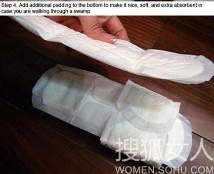 >戴卫生巾图片 女人如何使用卫生巾(图片)