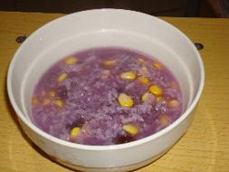 >紫薯玉米红枣粥