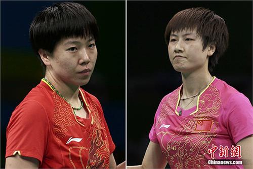 乒乓球韩莹 伦敦对决重现 李晓霞丁宁会师女子乒乓球决赛