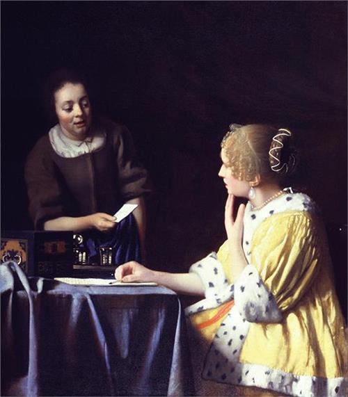 荷兰风俗画家约翰内斯·维米尔简介及油画作品欣赏
