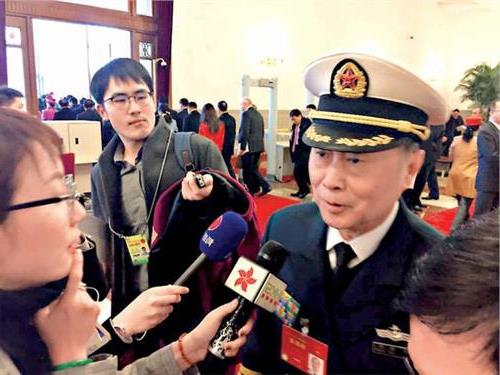 >原海军政委刘晓江上将:海军编制人员将扩大