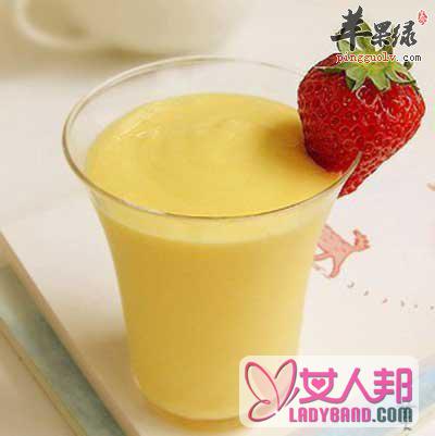 >芒果椰汁奶昔，可预防心脏病