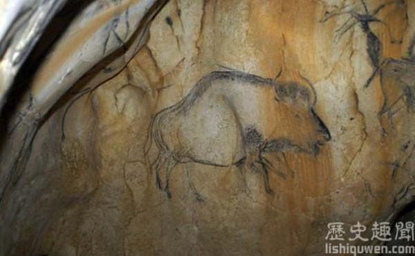 >史前壁画证明了混血野牛的存在