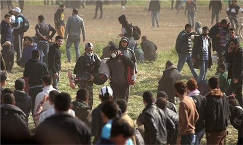 >巴以边境爆发冲突 现场导致14名死亡数千人受伤