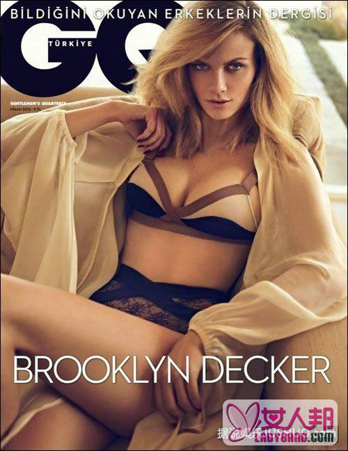 布鲁克林·戴可儿登《GQ》杂志 爆乳蕾丝秀性感