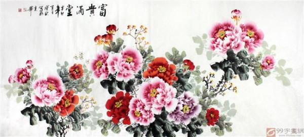 赵少昂国画作品欣赏 加籍华裔画家作品广州展出 生前致力推广中国画