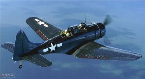 >道格拉斯sbd-2无畏式 1941年美国海军列克星敦号第二轰炸机连队