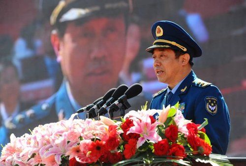 马晓天任中国空军司令 朱福熙升任成都军区政委