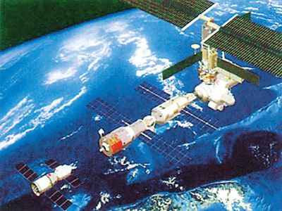 中国2020年前后将建成运营载人空间站(图)