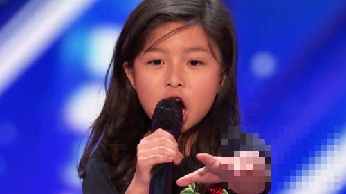 >9岁“巨肺萝莉”谭芷昀晋级《美国达人秀》 成年纪最小中国选手