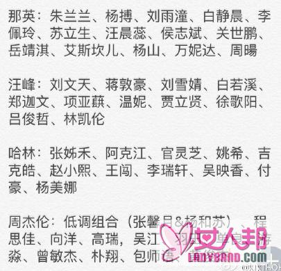 中国新歌声32强学员名单曝光 徐歌阳因不雅视频影响或淘汰