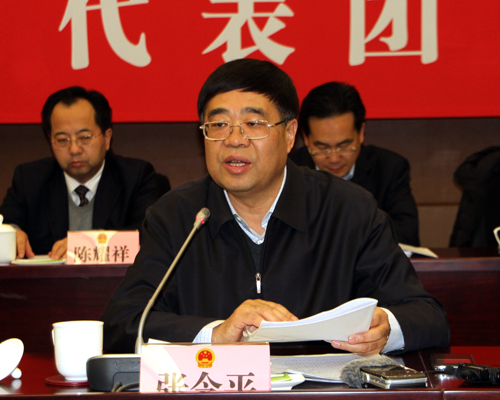 >刘昌林工作报告 定西代表团认真审议《政府工作报告》