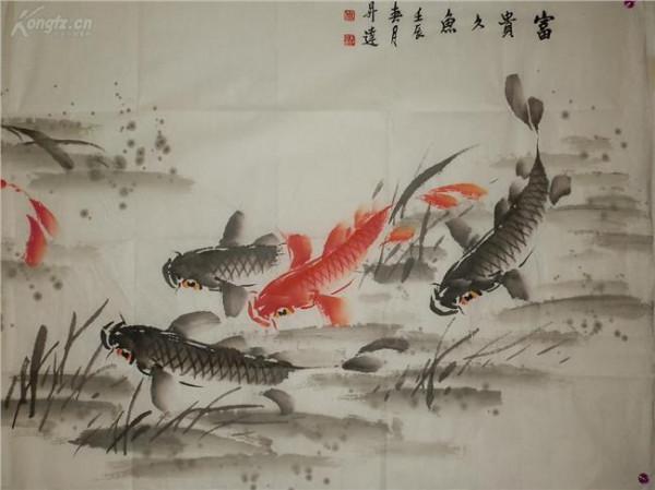 张鹤云画鱼名家 中国当代“画鱼”名家