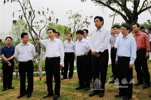 邓海光到惠州河源两市调研时强调 打造绿色生态屏障