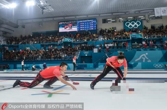 中国冰壶混双单局5分大胜挪威 晋级半决赛仍需一战