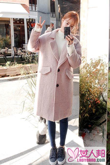 韩国女孩冬季穿衣搭配 韩国街拍图片
