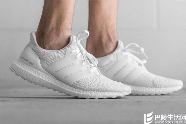 adidas UltraBOOST 3.0白色鞋款