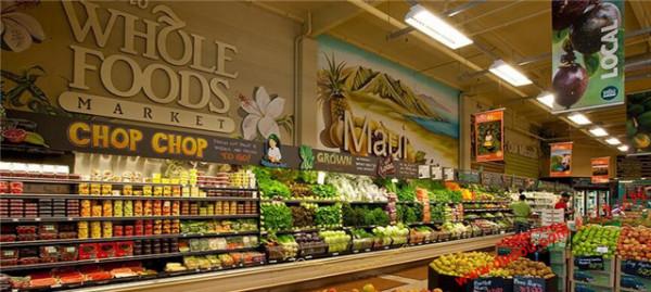 美国超市里食物比重愈发增大 只为抵抗电商