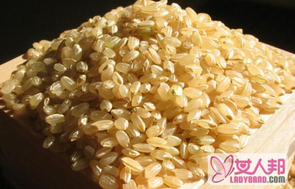 >糙米的营养价值与功效