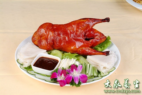 北京烤鸭吃法