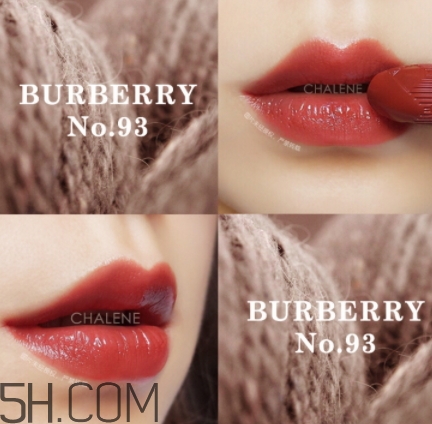 >burberry93口红试色 burberry巴宝莉93是什么颜色