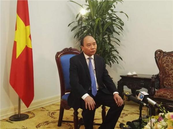 >越南总理阮春福表示推动越中关系稳定健康发展