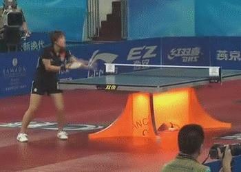 >教你打好乒乓球:刘诗雯正手弧圈球技术