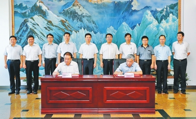 谢伏瞻科技馆 河南省与中科院签署科技合作协议 谢伏瞻白春礼出席