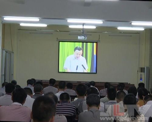 陈略宇在河源 梅州召开基层工作会议 陈略宇在主会场作经验发言
