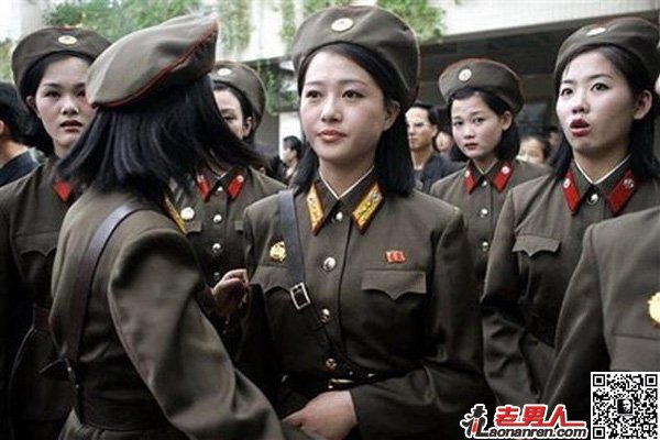 朝鲜漂亮女军人照片实拍【图】